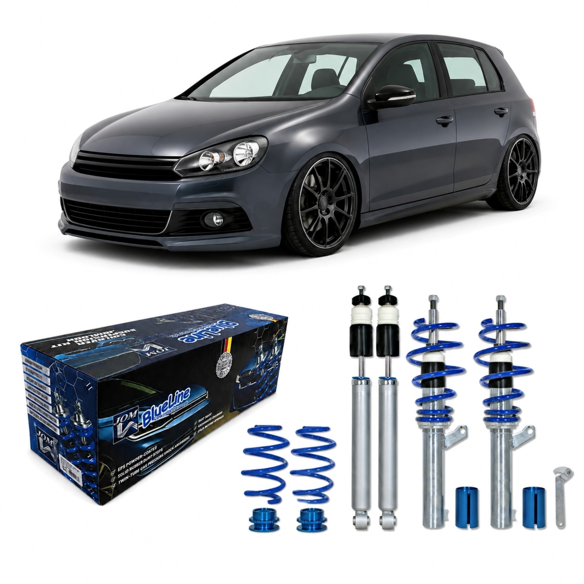 BlueLine Gewindefahrwerk passend für VW Golf 6 1.9TDi / DSG, 2.0TDi / DSG passend für VW Golf 6 1.9TDi / DSG, 2.0TDi / D – Bild 3