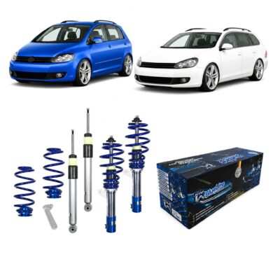 BlueLine Gewindefahrwerk passend für VW Golf 6 Plus und Variant 1.9TDi / DSG, 2.0TDi / DSG passend für VW Golf 6 Plus un