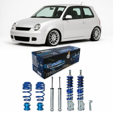 BlueLine Gewindefahrwerk passend für VW Lupo 6X 1.0, 1.4, 1.4 16V, 1.6GTi, 1.4TDi, 1.7SDi, ab Baujahr 1999- passend für