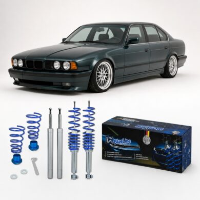 BlueLine Gewindefahrwerk passend für BMW E34 Limo 518i, 520i (D14/M14), Baujahr 07.1990 - 11.1995 passend für BMW E34 Li