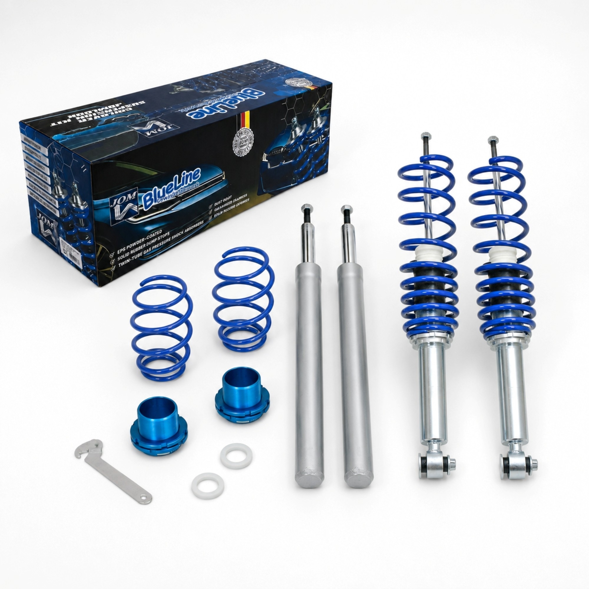 BlueLine Gewindefahrwerk passend für BMW E34 Limo 518i, 520i (D14/M14), Baujahr 07.1990 - 11.1995 passend für BMW E34 Li – Bild 4