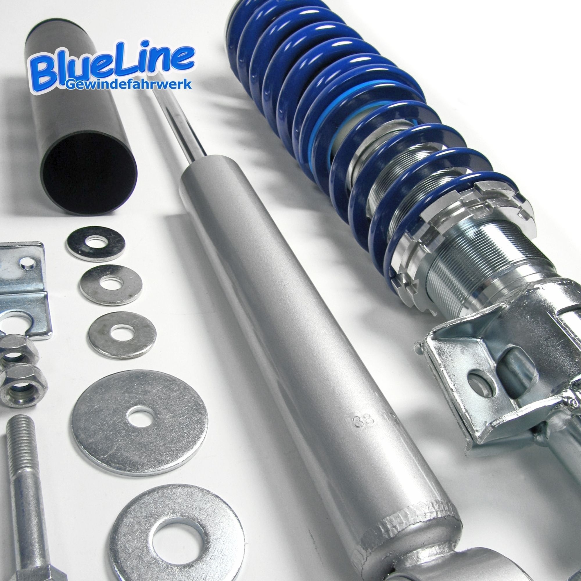 BlueLine Gewindefahrwerk passend für Volvo 850 inkl. Kombi-Modelle Typ LS, LW 2.0i, 2.5i, 2.5i 20V, 2.3i T 20V Baujahr – Bild 5