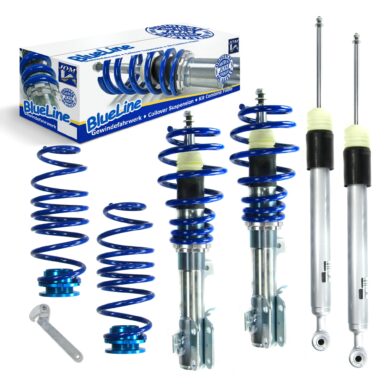 BlueLine Gewindefahrwerk passend für Ford Fiesta Mk 7(JA8) 1.25, 1.4, 1.6, 1.6TDCii, Baujahr 2008 - 2016 passend für For