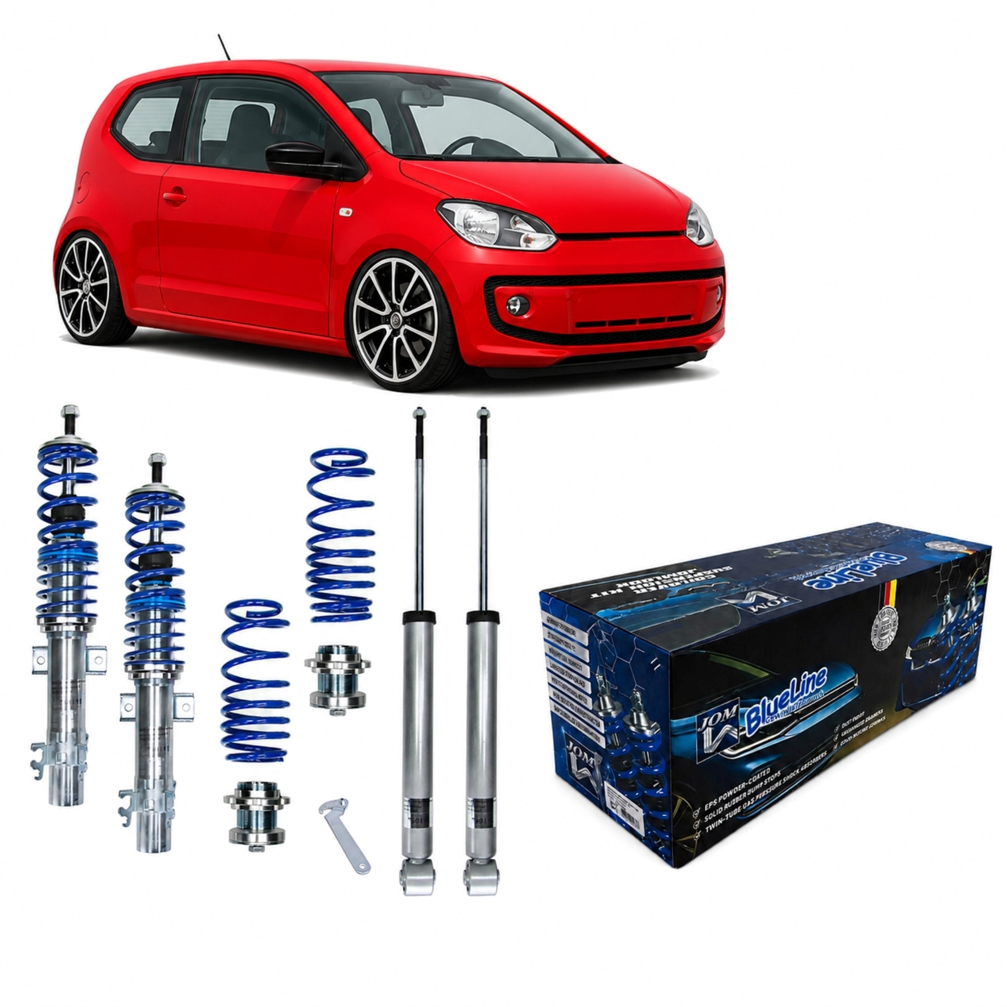BlueLine Gewindefahrwerk passend für VW Up 1.0, ab Baujahr 2011- passend für VW Up 1.0, ab Baujahr 2011- – Bild 7