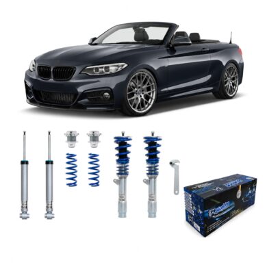 BlueLine Gewindefahrwerk passend für BMW 2er Coupe und Cabrio (F22/23), 218, 220, 225, 228 ab Baujahr 2013-, nicht geeig