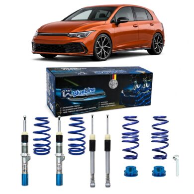 BlueLine Gewindefahrwerk passend für Golf 8 (CD) passend für VW Golf 8 (CD) 1.4 TSI/ 1.5 TSI/ 1.5 TGI/ 2.0 TSI/ 2.0 TDI,
