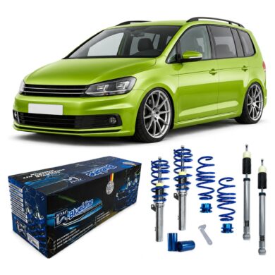 BlueLine Gewindefahrwerk HA Mehrlenker (Multilink) passend für VW Touran (1T) 1.0 TSI, 1.2 TSI, 1.4 TSI, 1.5 TSI, 2015-,