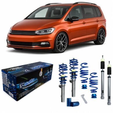BlueLine Gewindefahrwerk Mehrlenker (Multilink) passend für VW Touran (1T) 1.8 TSI, 1.6 TDI, 2.0 TDI, 2015-, Ø 50/55 mm!