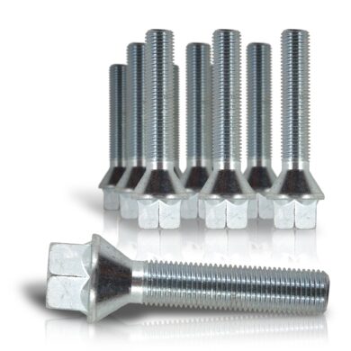 Radbolzen Kegelbund M12x1,5 50mm, (10 St.) passend für Festigkeitsklasse 10.9
M12x1,5
50mm
10 Stück