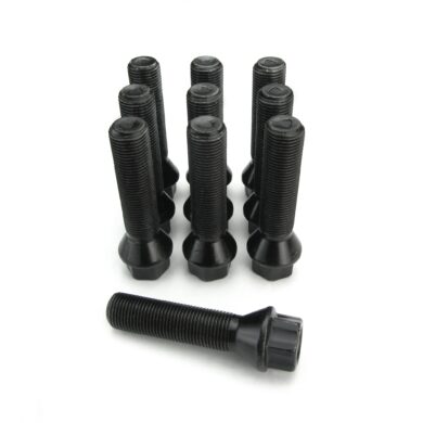 Radbolzen Kegelbund M14 x 1,25 / 50mm, 10 Stück, schwarz passend für M14 x 1,25
50mm
Festigkeitsklasse 10.9
schwarz
10 S