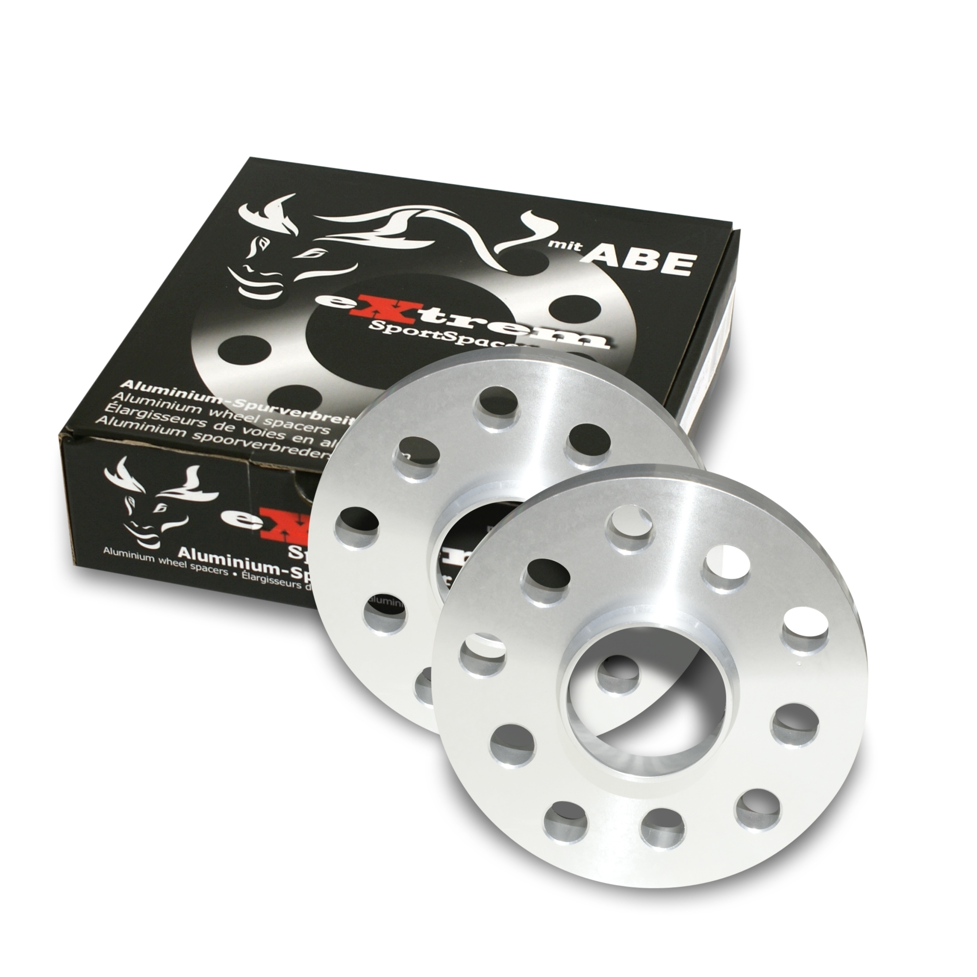 Spurverbreiterung, NJT eXtrem SportSpacer, 40mm 5/100/112, NLB 57,1 mm, mit Zentrierung passend für Audi/Bentley/Chrysle