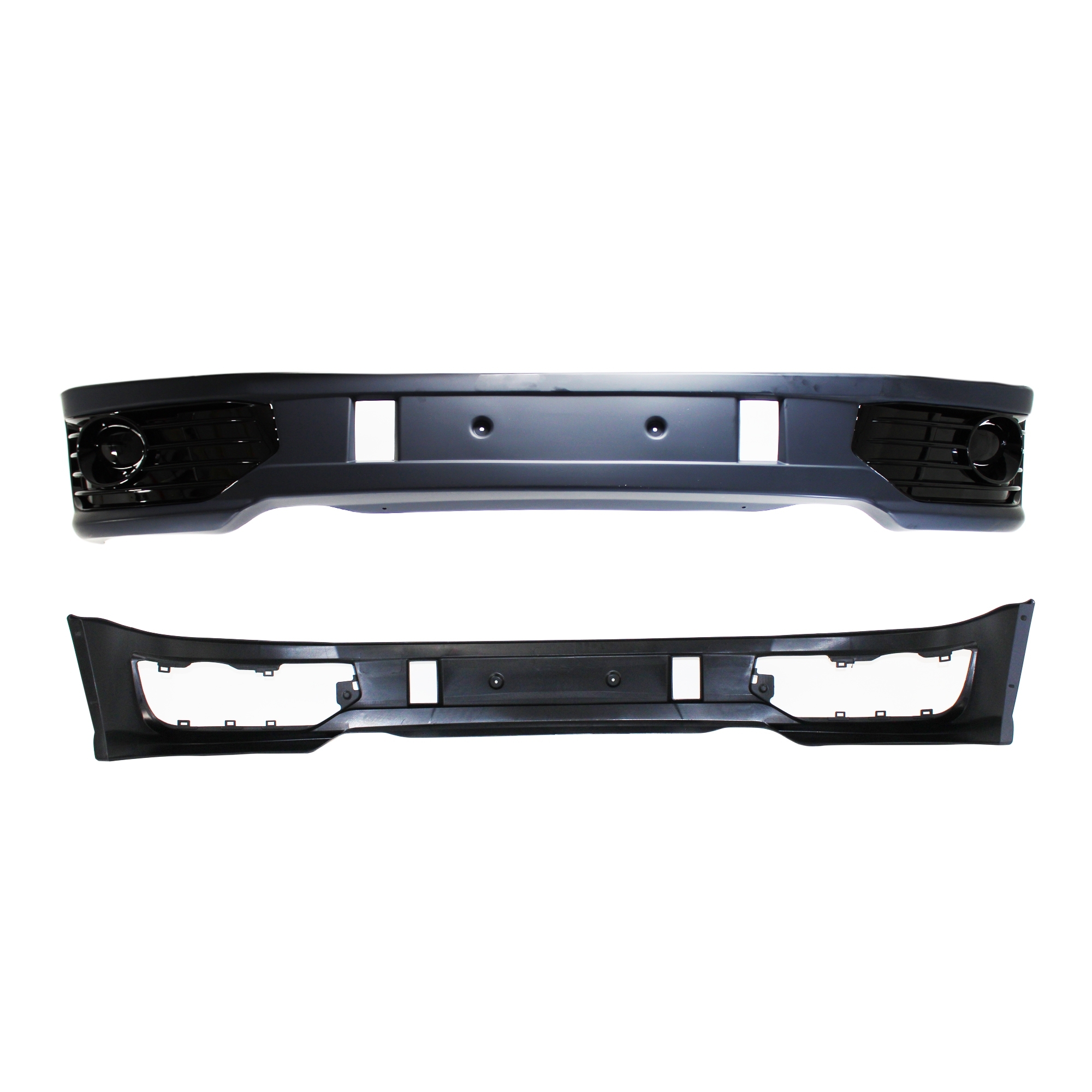 Frontspoilerlippe Spoiler Splitter vorne für T5 Facelift mit ABE passend für VW T5 Facelift Bj. 2009-2015 passend für V – Bild 2