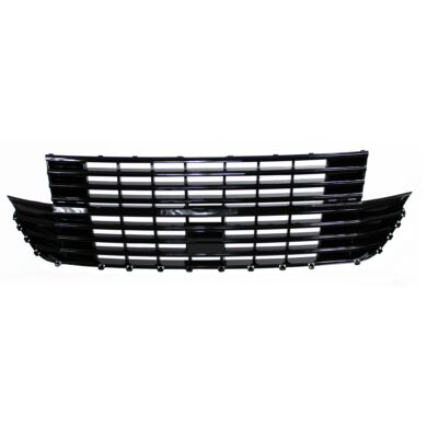 Kühlergrill ohne Emblem, schwarz glänzend, für T6.1. ab 2019 - passend für VW T6.1, 2019+ passend für VW T6.1, 2019+