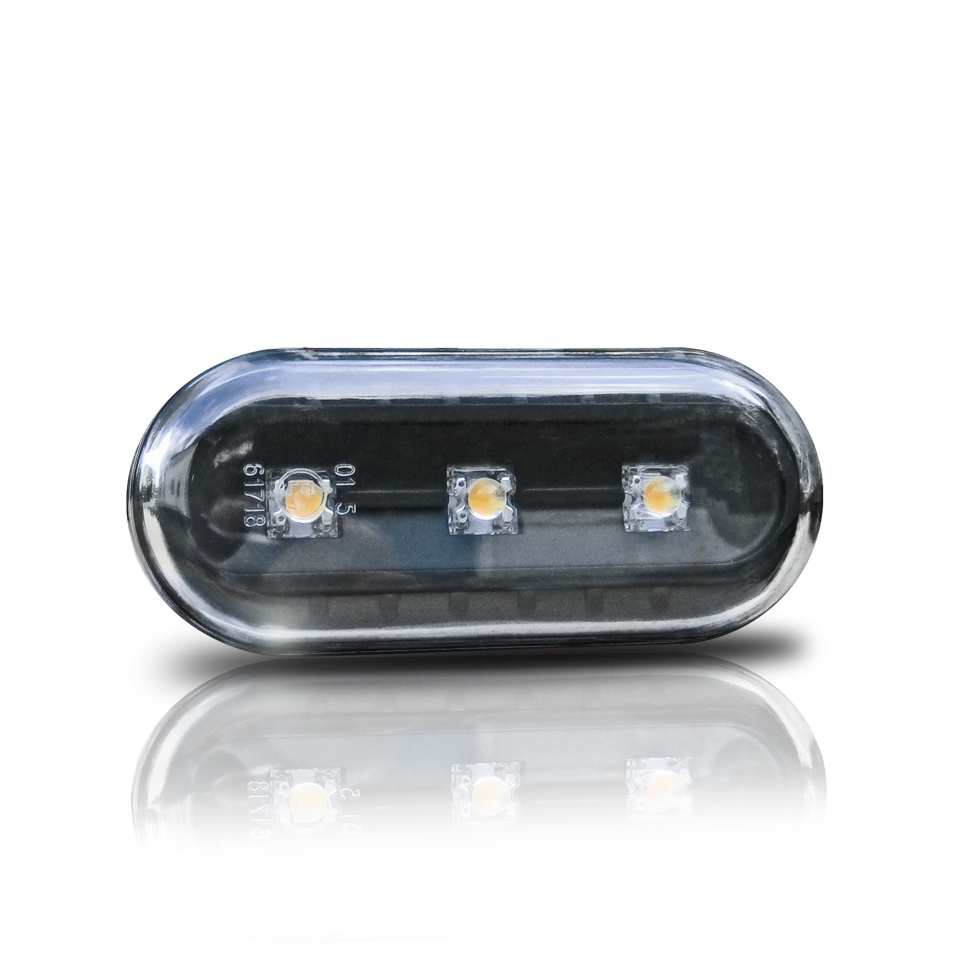 Seitenblinkleuchten klar/schwarz LED passend für Golf 3/4, Vento 96-, Lupo, Passat B5, Polo 2000-, Leon + Toledo 1M pass