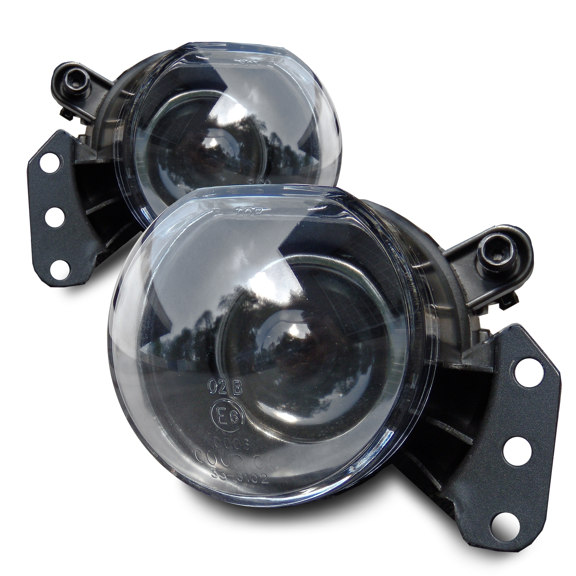 Nebelscheinwerfer Klarglas mit Projektor Linse passend für BMW E60 Limousine und E61 Touring Baujahr 2003-2007 passend f – Bild 2