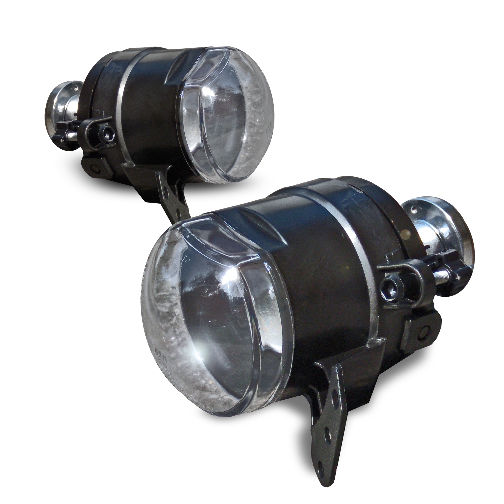 Nebelscheinwerfer Klarglas mit Projektor Linse passend für BMW E60 Limousine und E61 Touring Baujahr 2003-2007 passend f – Bild 3