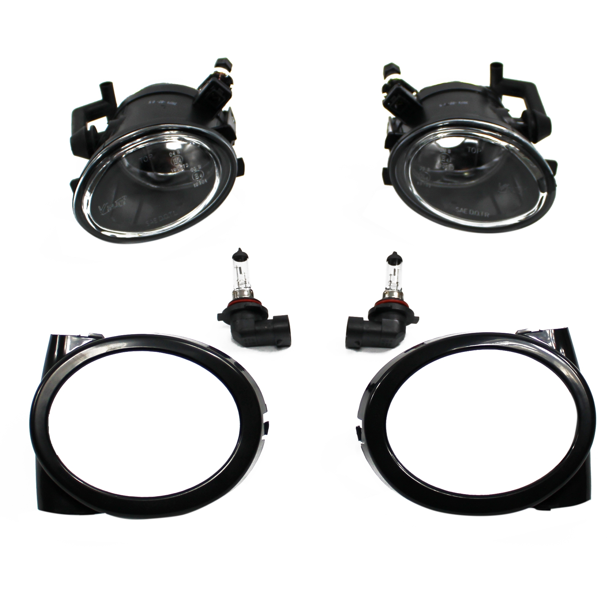 Nebelscheinwerfer Klarglas mit Rahmen passend für BMW E46 M3 Baujahr 1998- 2007 und E39 M5 Baujahr 1998-2005 passend fü – Bild 2