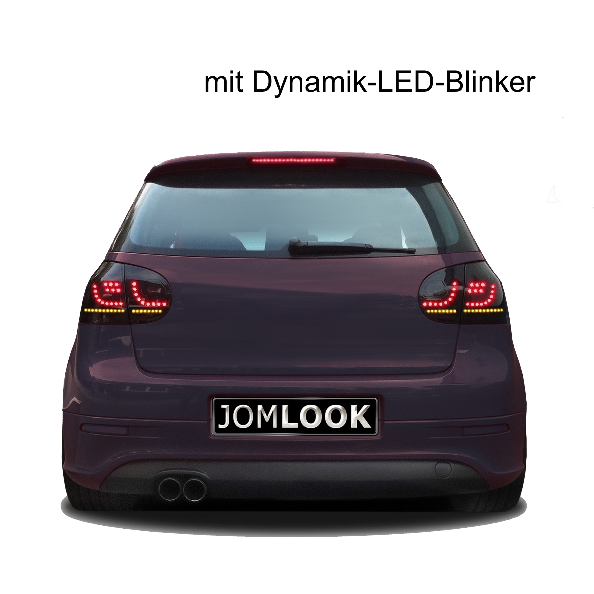 New Design LED Rückleuchten schwarz mit Dynamik Blinker passend für VW Golf 5 Bj. 03 - 08 passend für VW Golf 5 Bj. 03 - – Bild 2