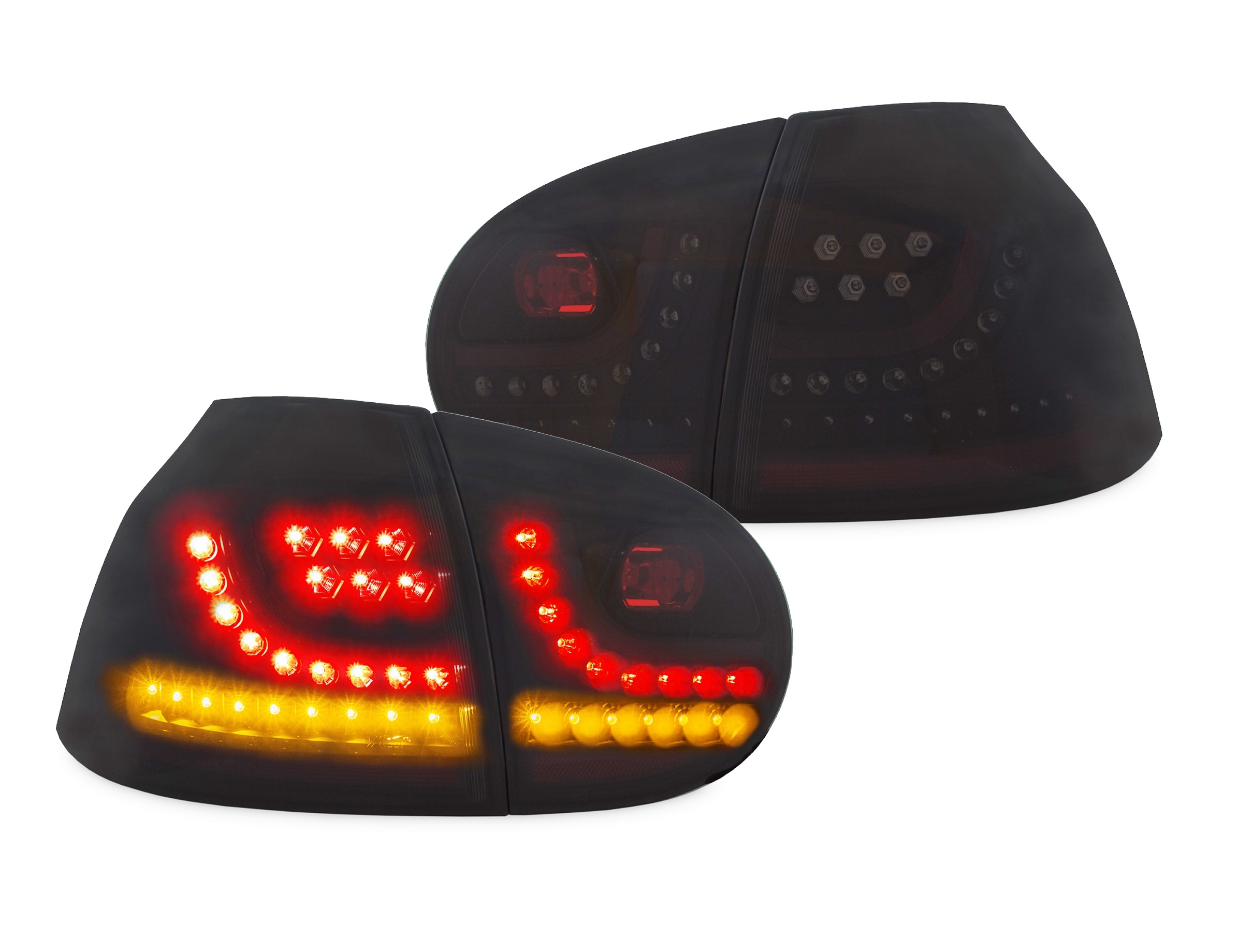 New Design LED Rückleuchten schwarz mit Dynamik Blinker passend für VW Golf 5 Bj. 03 - 08 passend für VW Golf 5 Bj. 03 - – Bild 5
