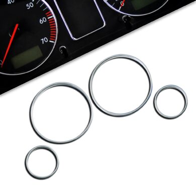 Tachochromringe, 4-teilig passend für Opel Astra G und Zafira A passend für Opel Astra G und Zafira A
