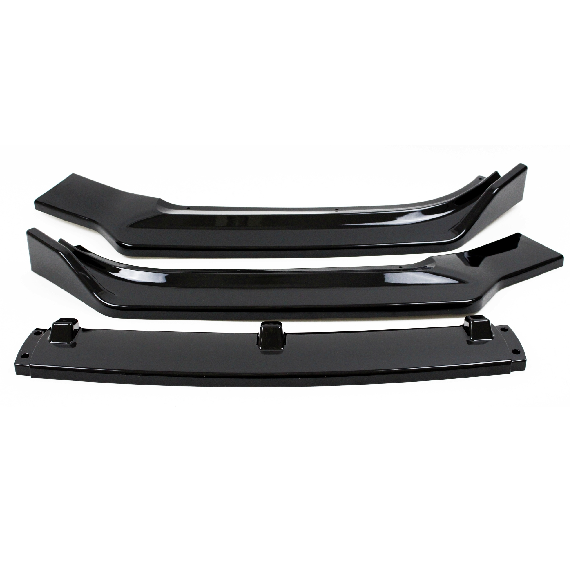 Frontspoiler Frontspoilerlippe Frontflap Spoiler Splitter schwarz glänzend +ABE+ für Audi A4 B9 (Typ 8W) 15-19 passend f – Bild 6