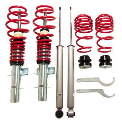 Redline Gewindefahrwerk passend für VW Polo 9N, 9N2, 9N3 und Fox 5Z 1.2, 1.4, 1.6, 1.8T, 1.4 TDi, 1.9SDi, 1.9TDi, Baujah