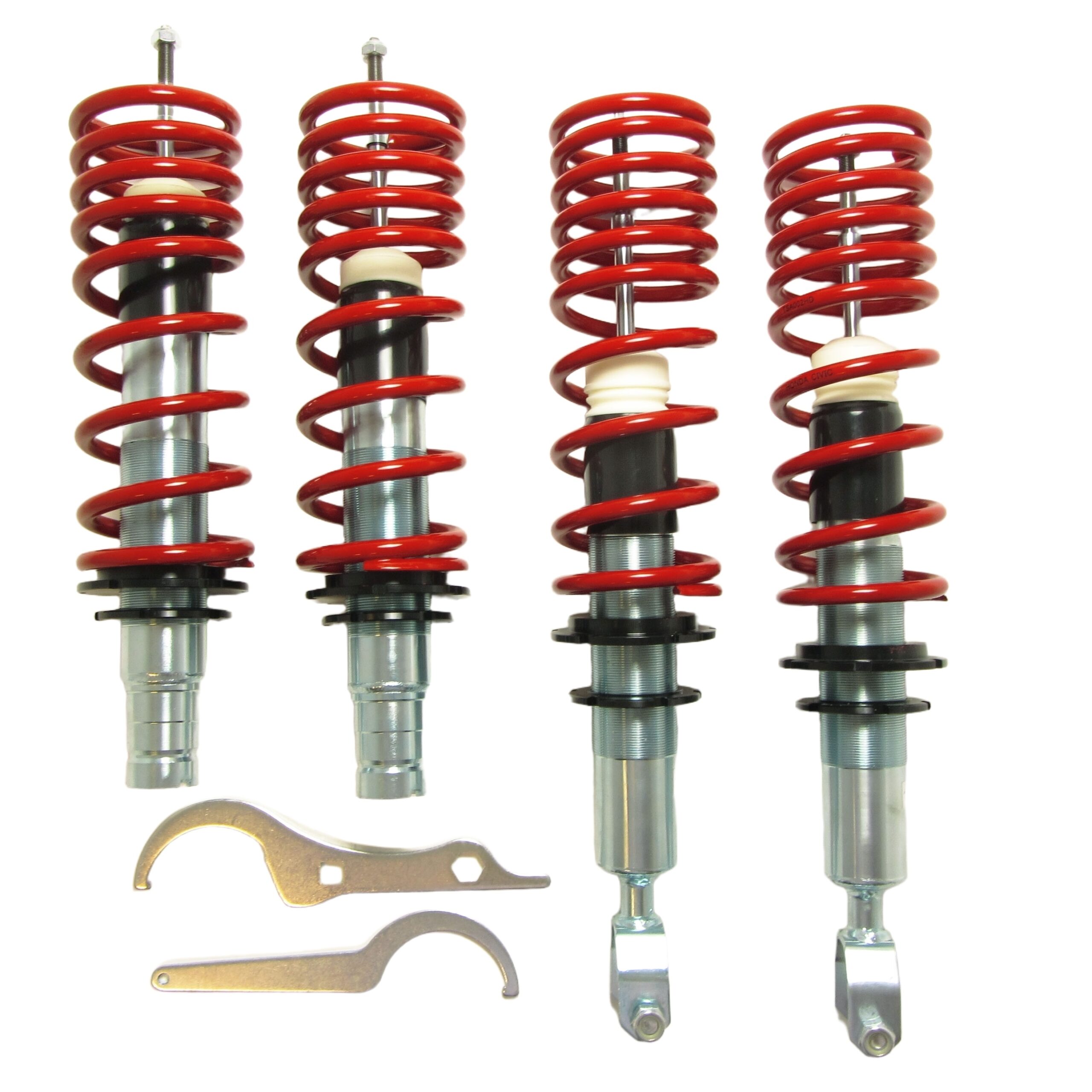 Redline Gewindefahrwerk passend für Honda Civic und CRX alle Modelle von 5 - 118KW, Typen EG2, EG3, EG4, EG5, EG6, EG8,